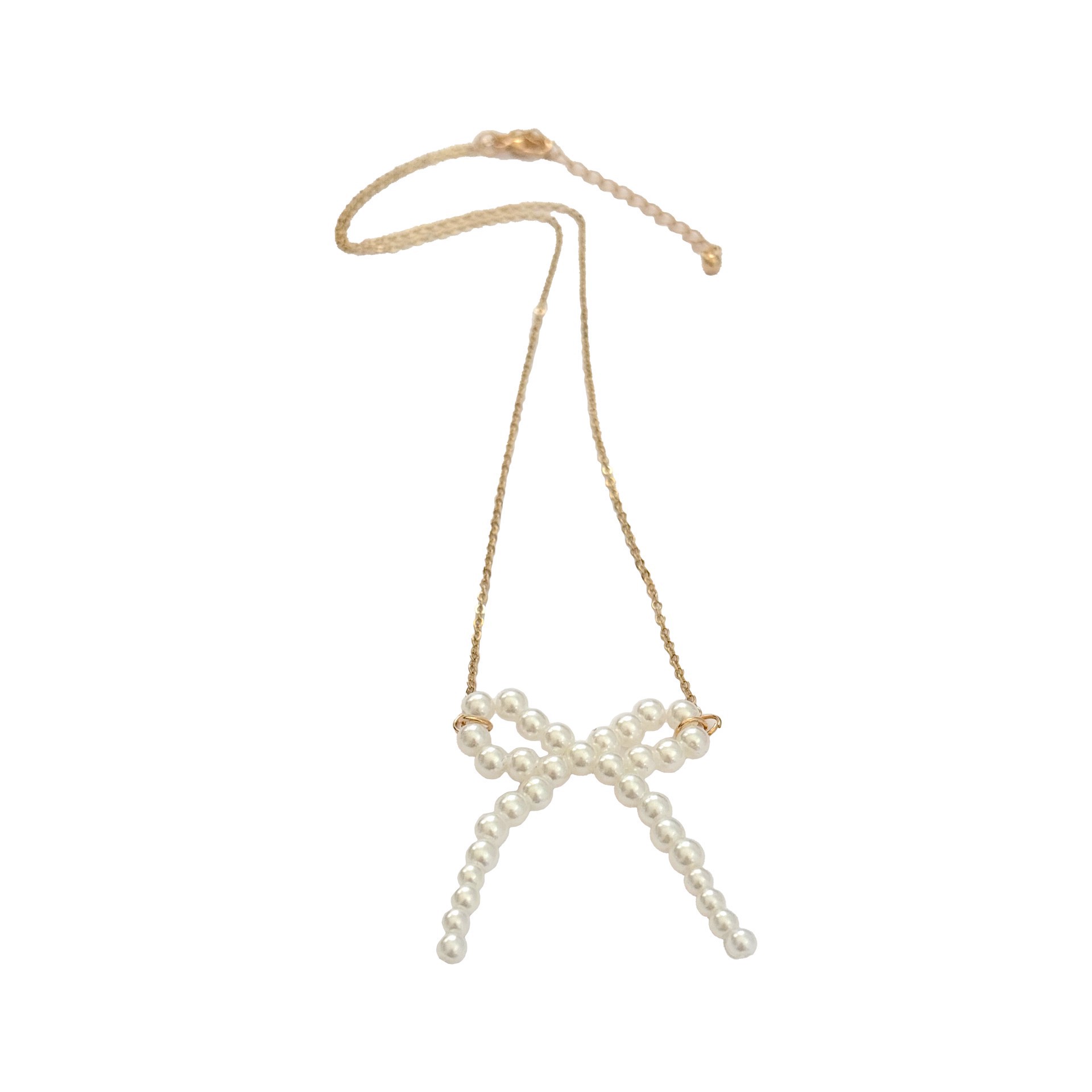 slide 3 of 3, Blue Moon Studio Beaded Bow Charm, 40mm x 40mm