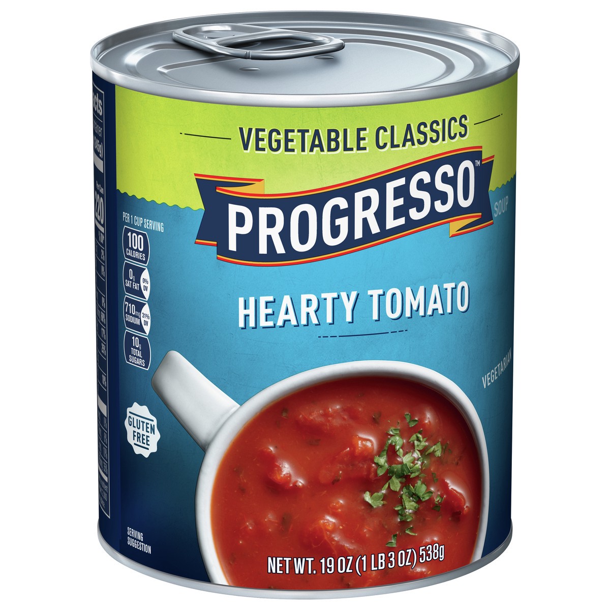 slide 5 of 9, Progresso Vegetable Classics, Hearty Tomato Soup, Gluten Free, 19 oz., 19 oz