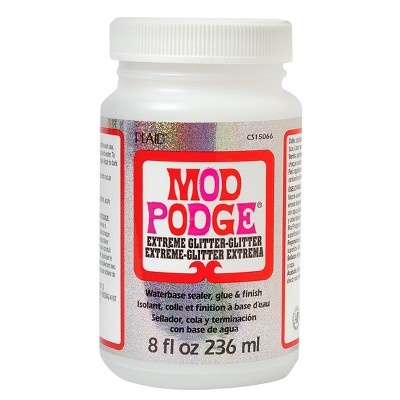 slide 1 of 3, Mod Podge Craft Glue - Extreme Glitter, 8 oz