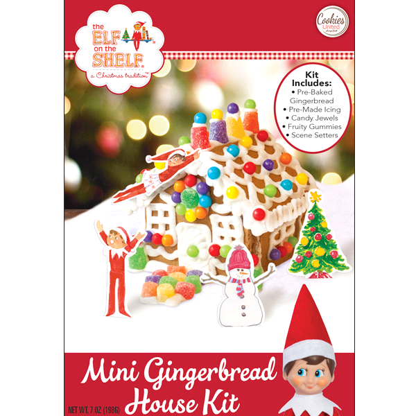 slide 1 of 1, The Elf on the Shelf Gingerbread House Kit, Mini, 7 oz