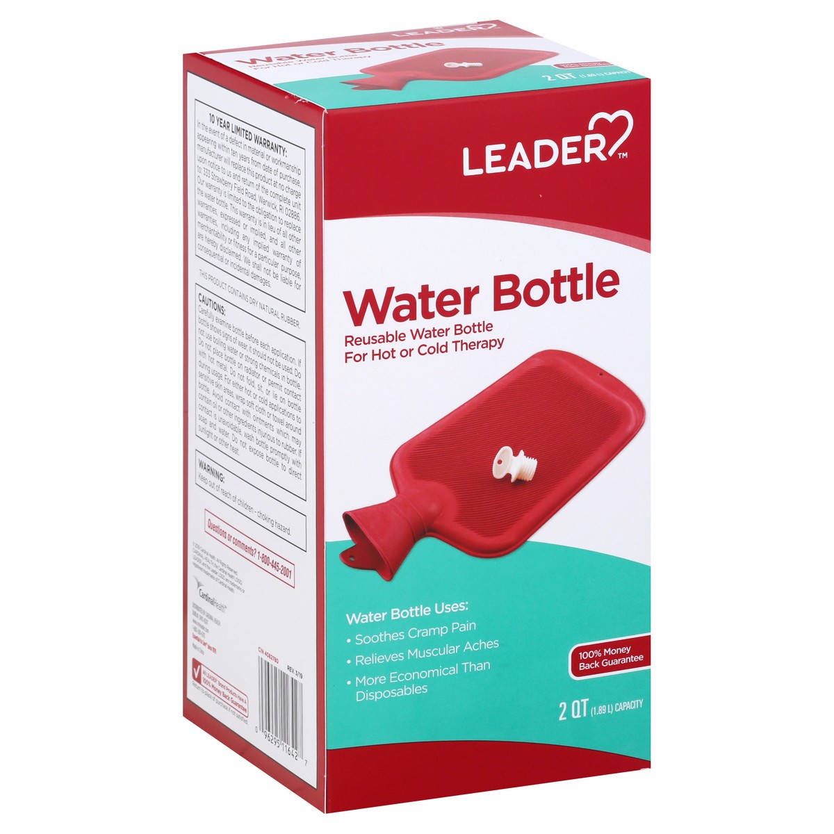 Leader Water Bottle, 2 Quart 1 ct
