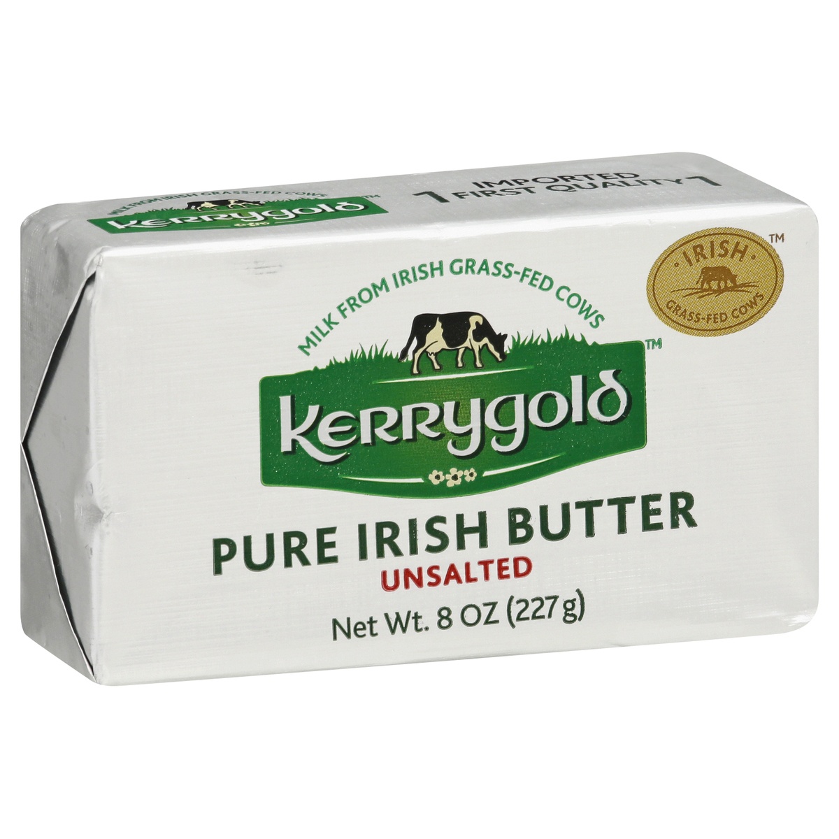 slide 2 of 11, Kerrygold Pure Irish Butter Unsalted, 8 oz
