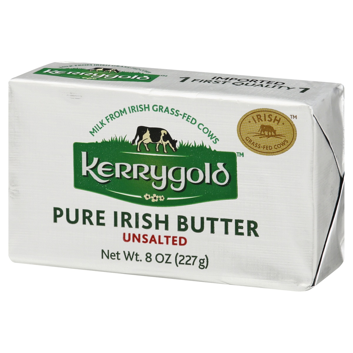 slide 3 of 11, Kerrygold Pure Irish Butter Unsalted, 8 oz