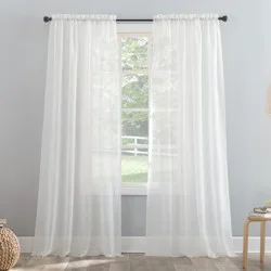 NO.918 Erica Crushed Voile Panel Eggshell 51x84"
