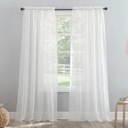 NO.918 Erica Crushed Voile Panel Eggshell 51x84"