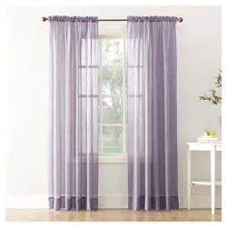 Erica Crushed Voile Panel Lavender 51x84"