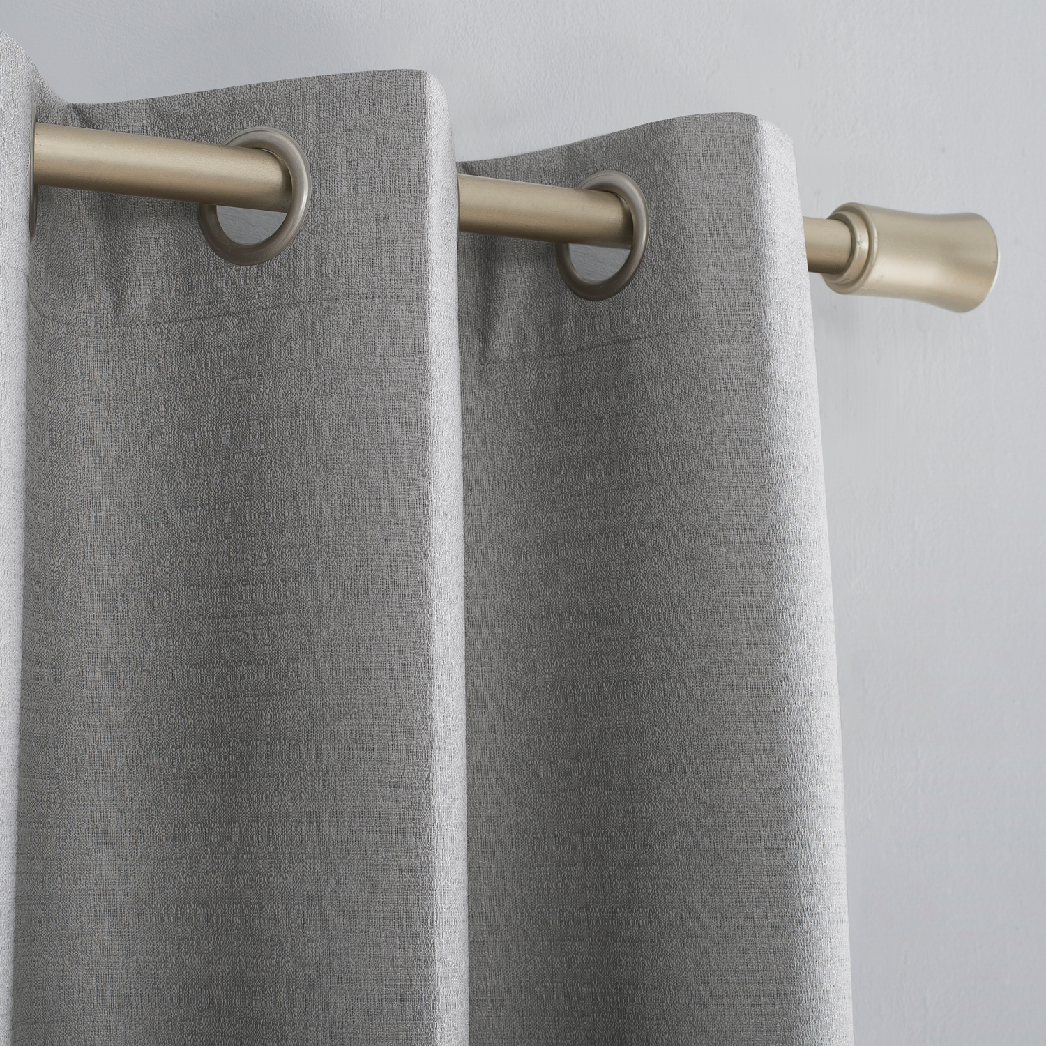 slide 6 of 7, Sun Zero Doret Blackout Panel Pair Grey 74x63", 1 ct