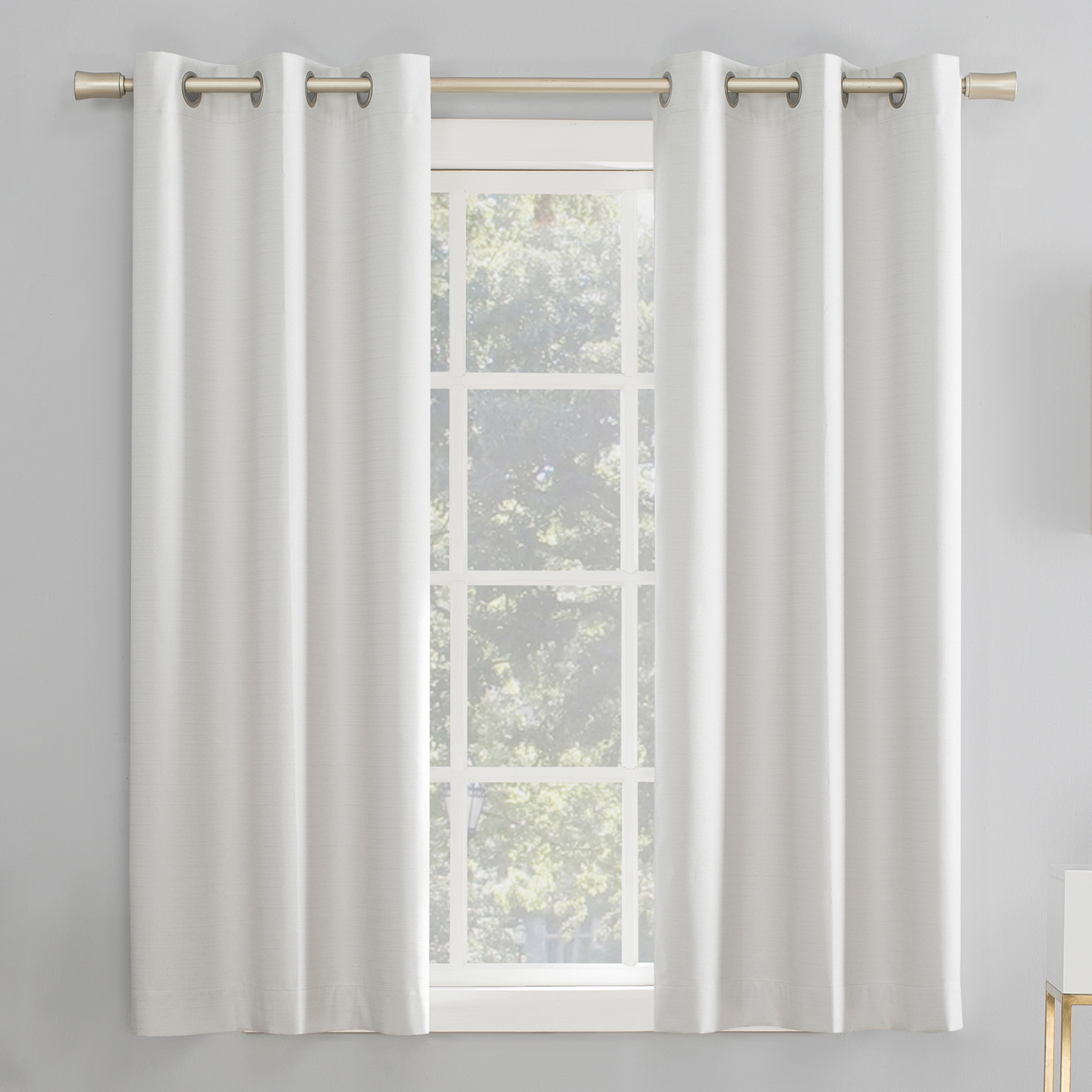 slide 1 of 7, Sun Zero Doret Blackout Panel Pair Purple 74x63", 1 ct