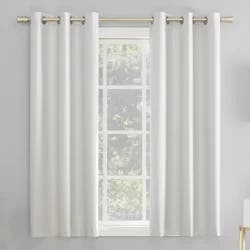 Sun Zero Doret Blackout Panel Pair Purple 74x63"