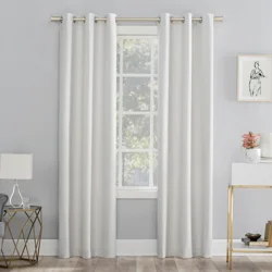 Sun Zero Doret Blackout Panel Pair Pearl 74x84"