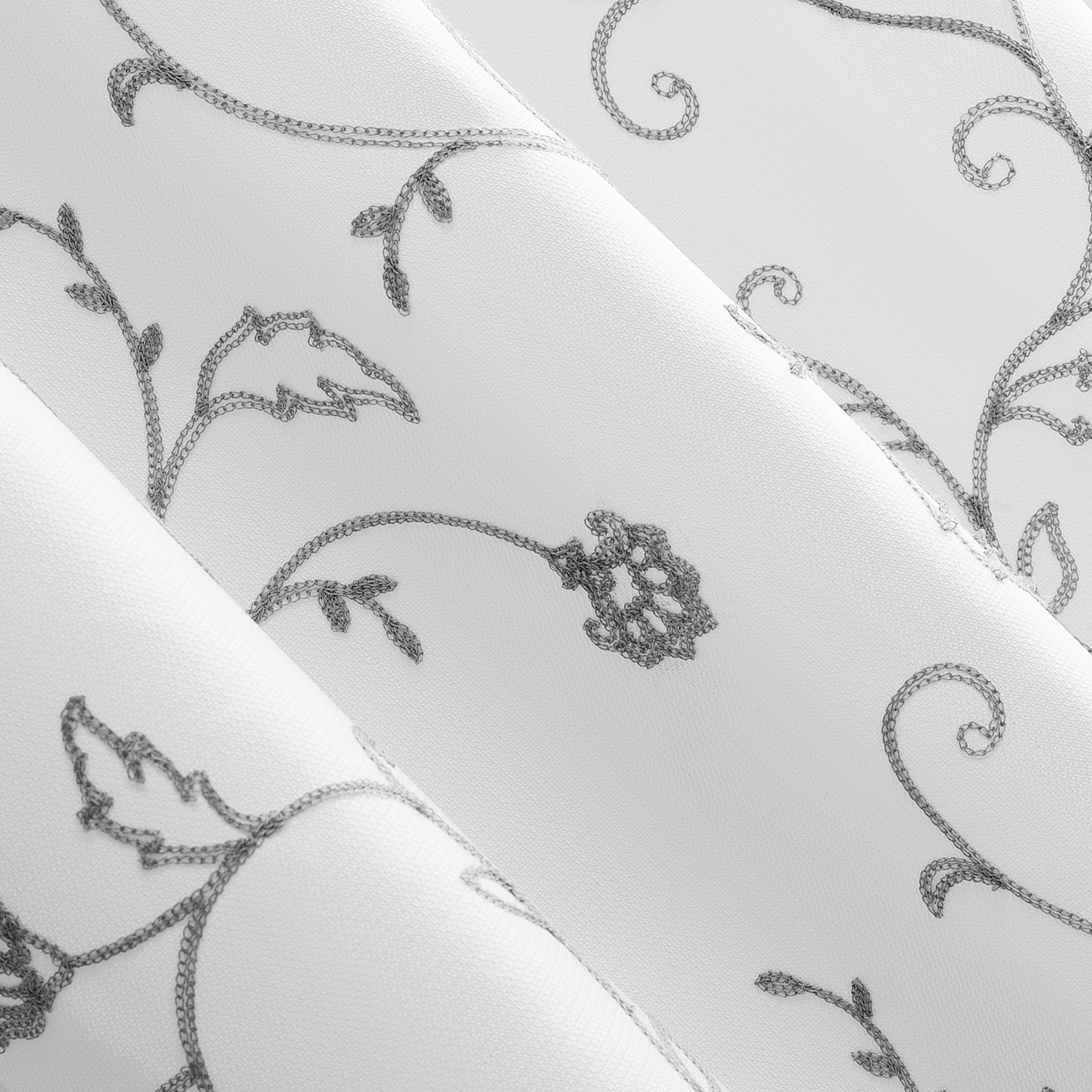 slide 4 of 4, Breah Embroidery Grommet Panel Pair 80x84", 80 x 84