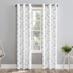 Breah Embroidery Grommet Panel Pair 80x84"