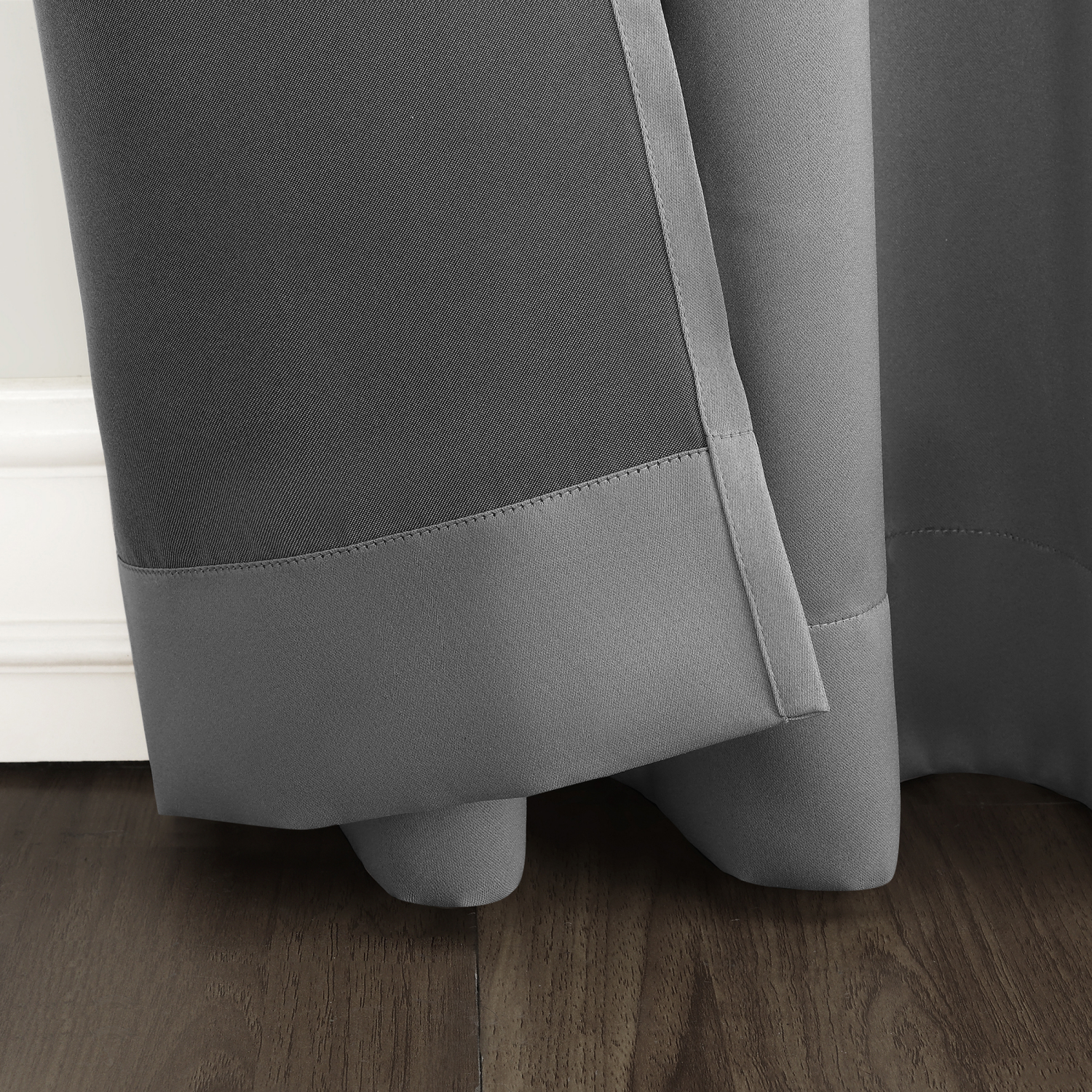 slide 4 of 4, Sun Zero Clarkson Room Darkening Panels Grey 104x84", 4 ct