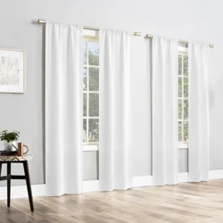 Sun Zero Clarkson Room Darkening Panels White 104x84"