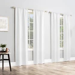 Sun Zero Clarkson Room Darkening Panels White 104x84"