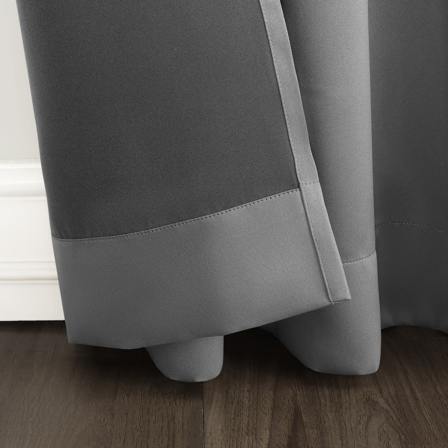 slide 4 of 8, Sun Zero Walter Grommet Panel Pair Grey 74x63", 2 ct