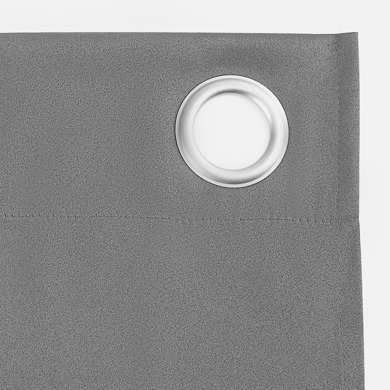 slide 8 of 8, Sun Zero Walter Grommet Panel Pair Grey 74x63", 2 ct