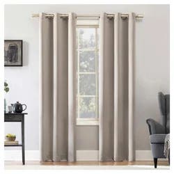 Sun Zero Walter Grommet Panel Pair Stone 74x63"