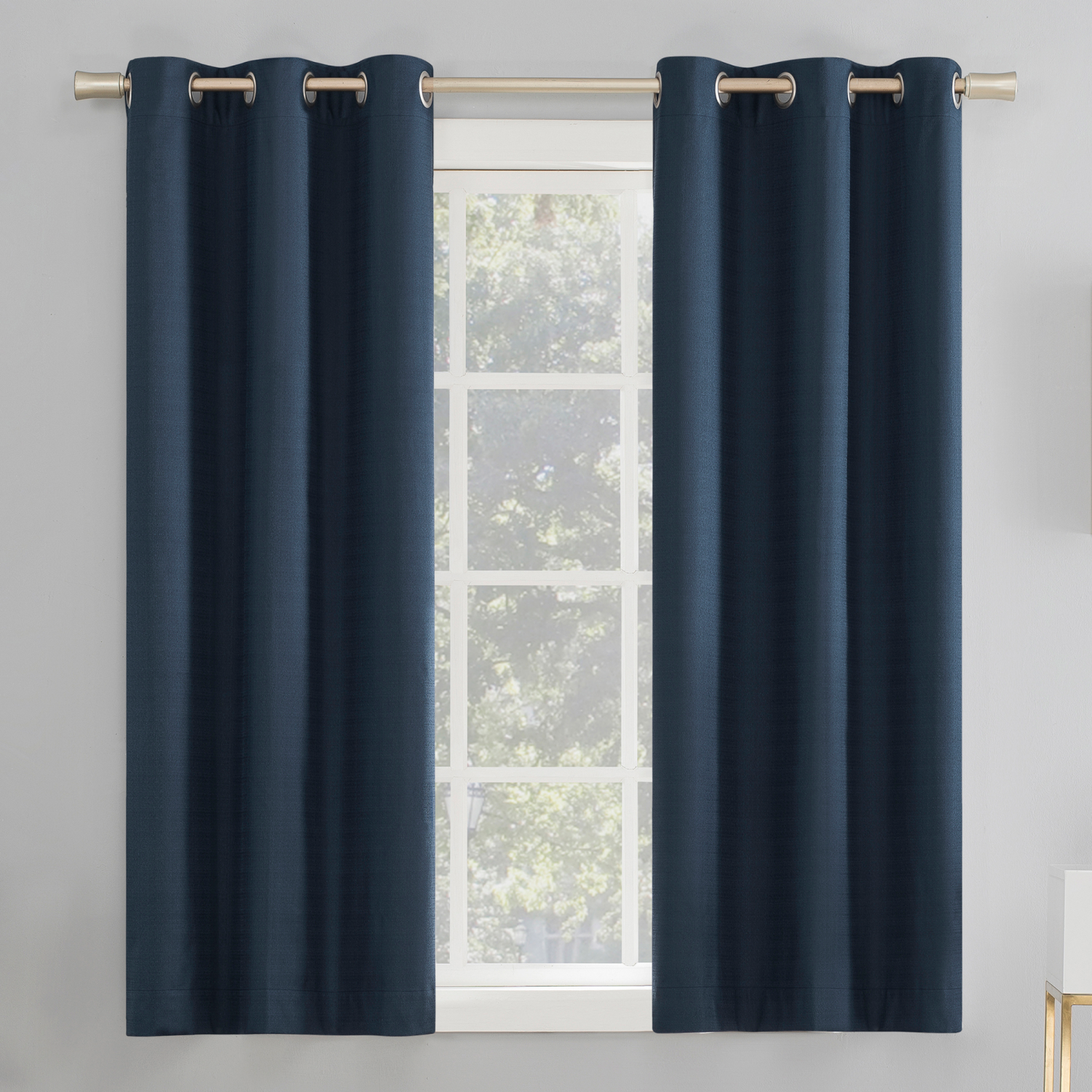 slide 1 of 7, Sun Zero Lichtenberg Doret Navy 74x63", 1 ct