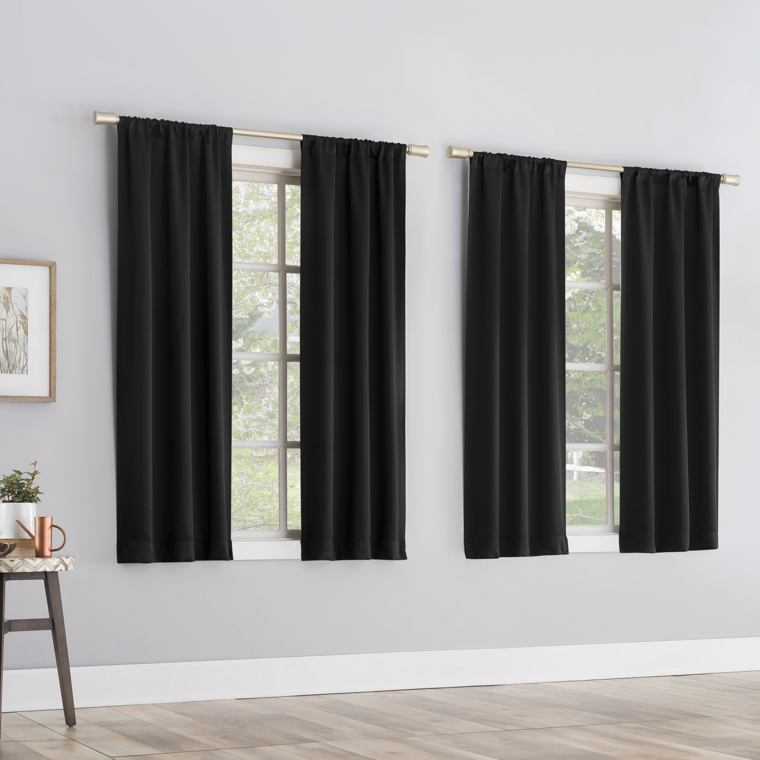 slide 5 of 5, Sun Zero Lichtenberg Clarkson Black 104X63", 1 ct