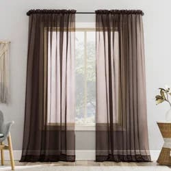 Emily Sheer Panel Espresso 59x84