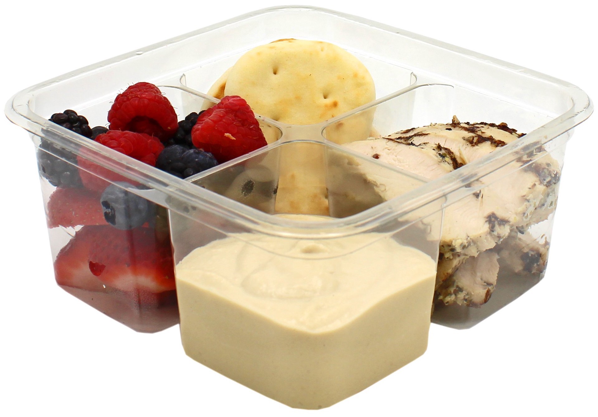 slide 1 of 1, Central Market Grilled Chicken And Hummus Medley, 1 ct