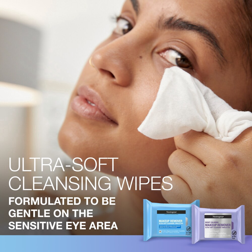 slide 5 of 6, Neutrogena Day & Night Makeup Remover Cleansing Wipes, 3 x 25 ct, 75 ct