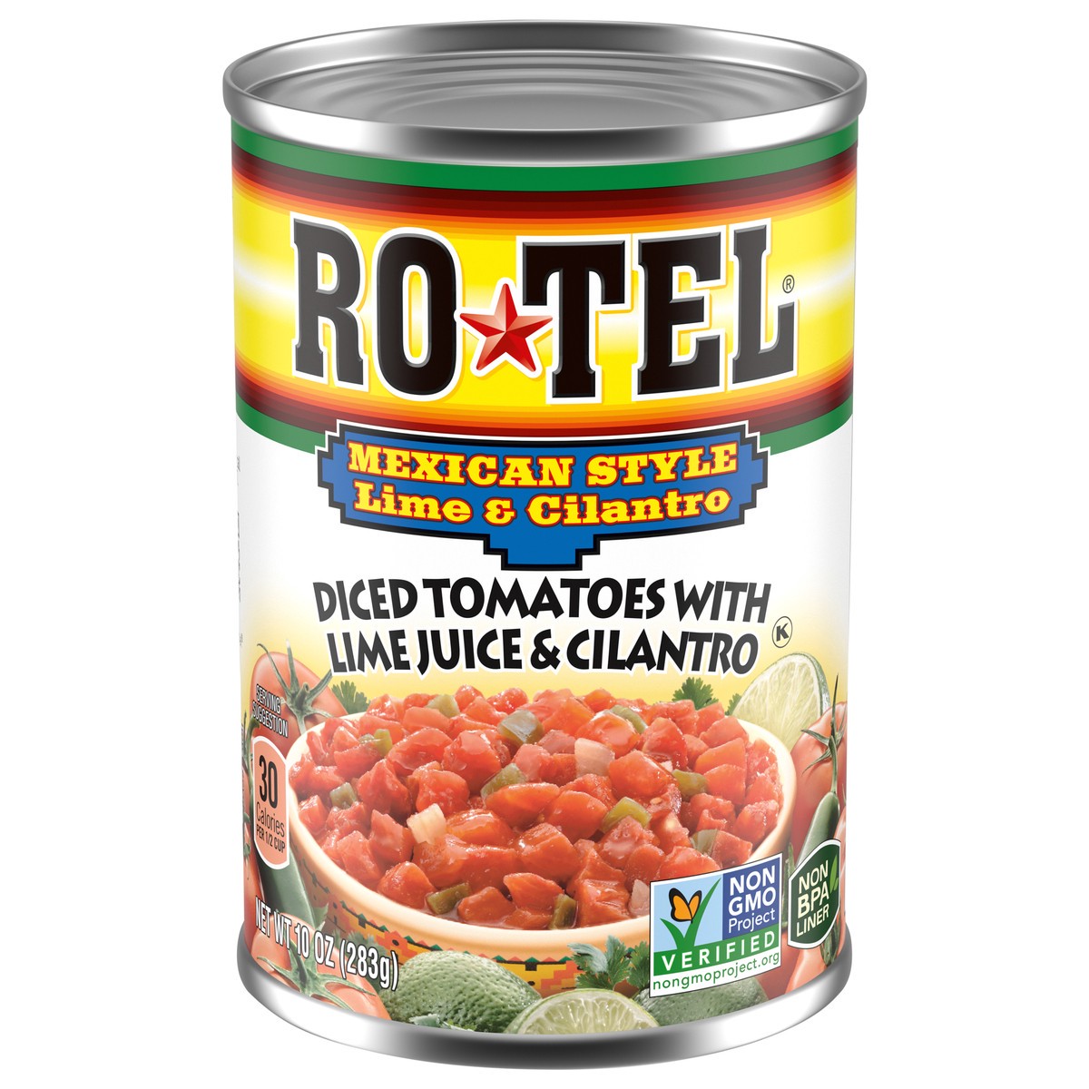 slide 3 of 6, Rotel Mexican Style Lime & Cilantro Diced Tomatoes 10 oz, 10 oz