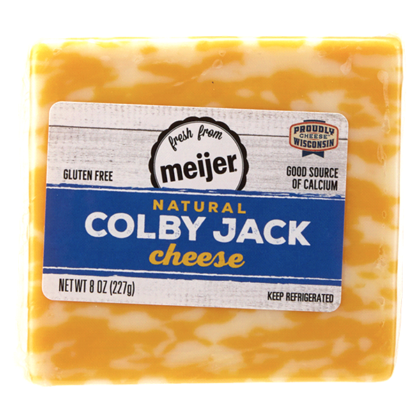 slide 1 of 1, Meijer Natural Colby Jack, 8 oz