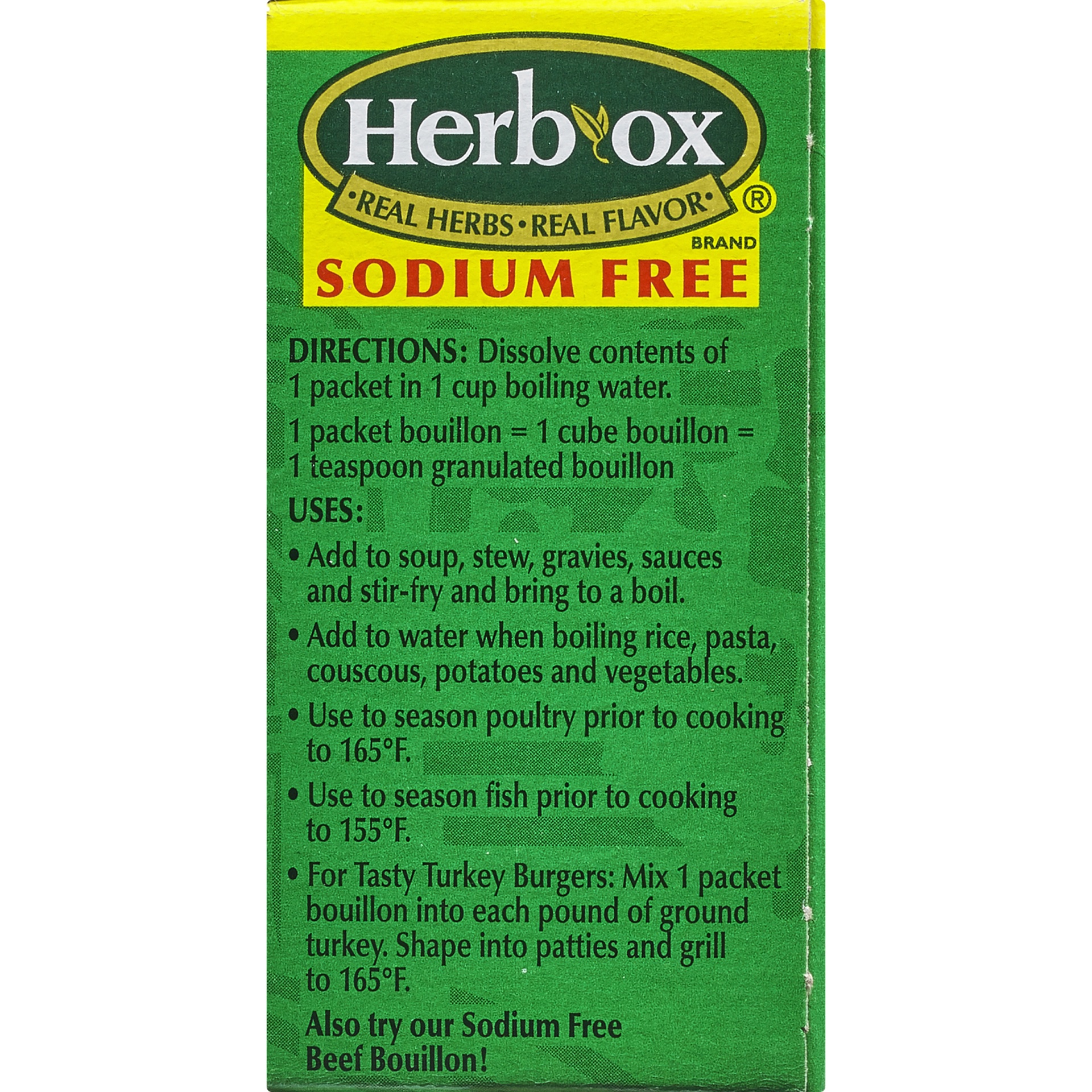 HerbOx Sodium Free Chicken Flavor Granulated Bouillon Packets 8 ct Shipt
