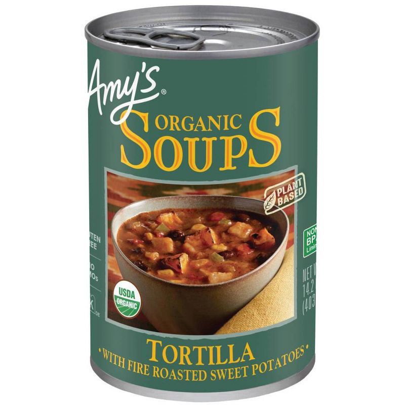 slide 1 of 3, Amy's Tortilla Soup, Gluten Free, 14.2 oz