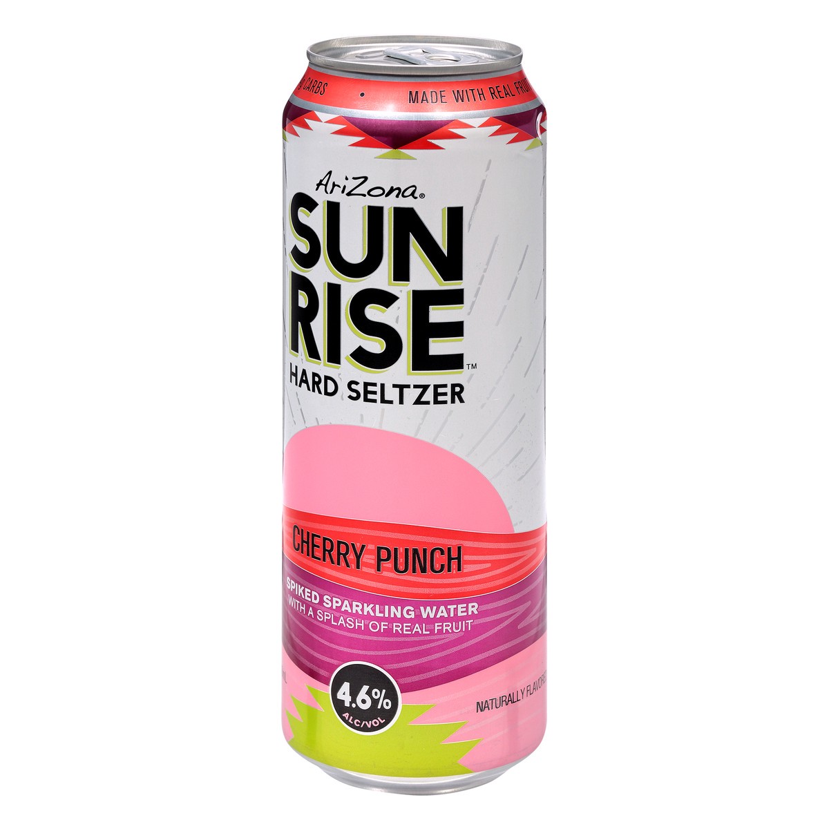 slide 6 of 10, Arizona Sunrise Cherry Punch Hard Seltzer, Single 19.2 fl oz Can, 19.2 oz