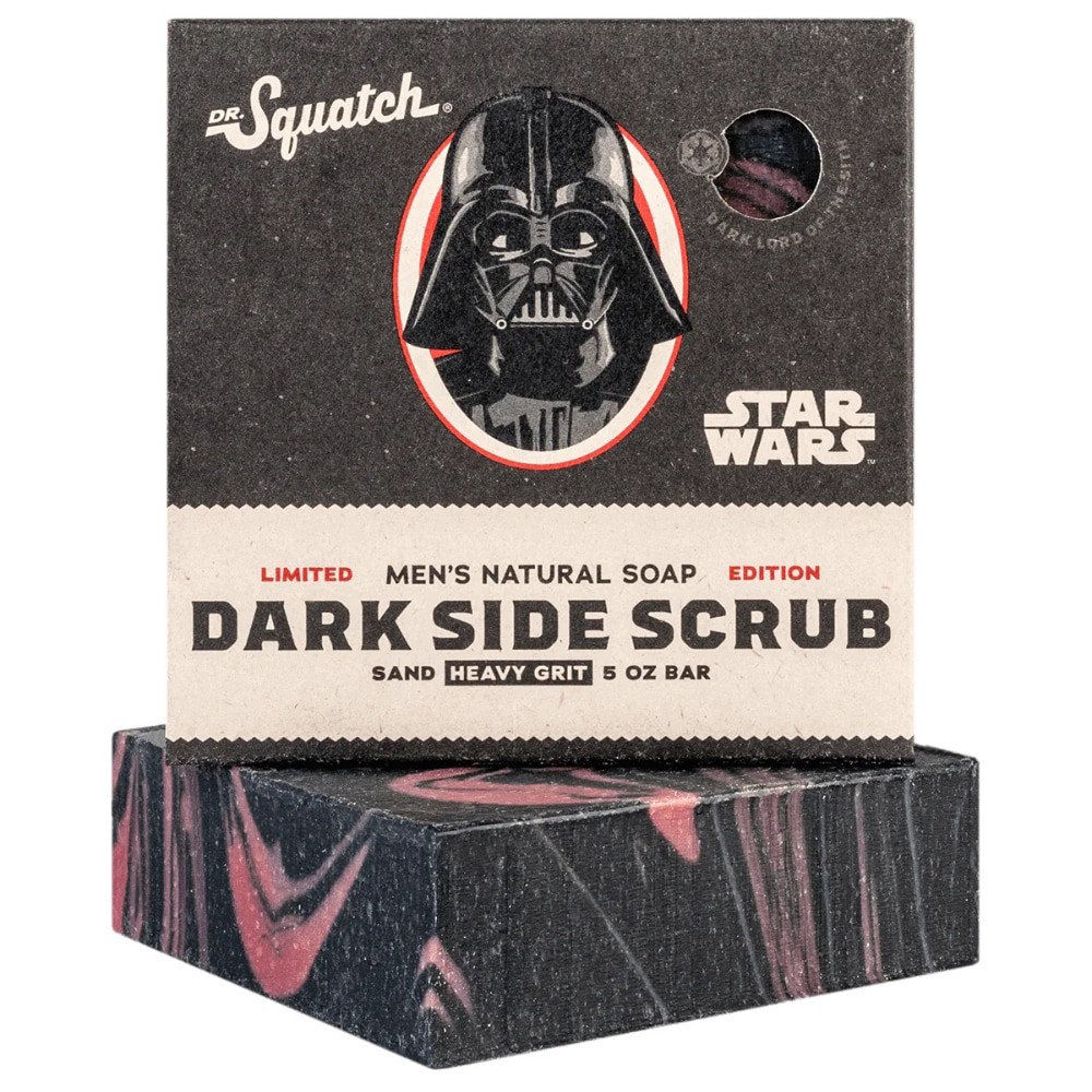 slide 1 of 1, Dr Squatch Soap Bar Dark Scrub, 5 oz