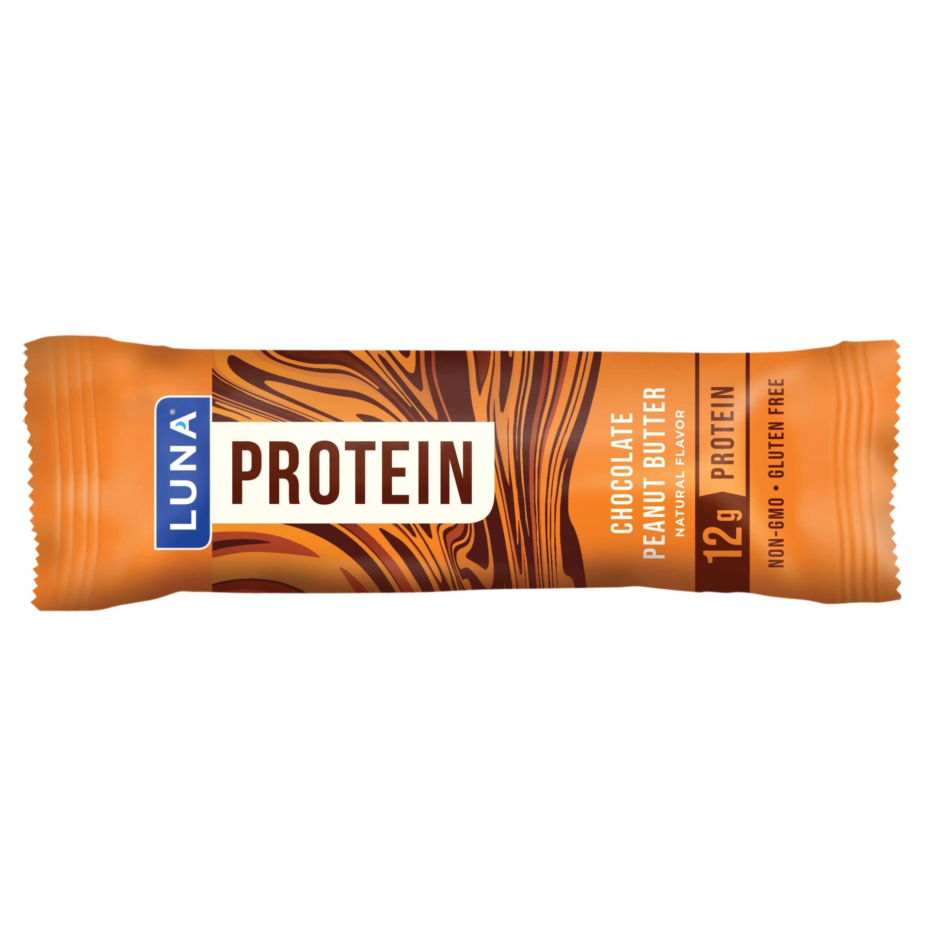slide 1 of 6, Luna Peanut Butter Luna Protein Bar Chocolate, 1.6 oz