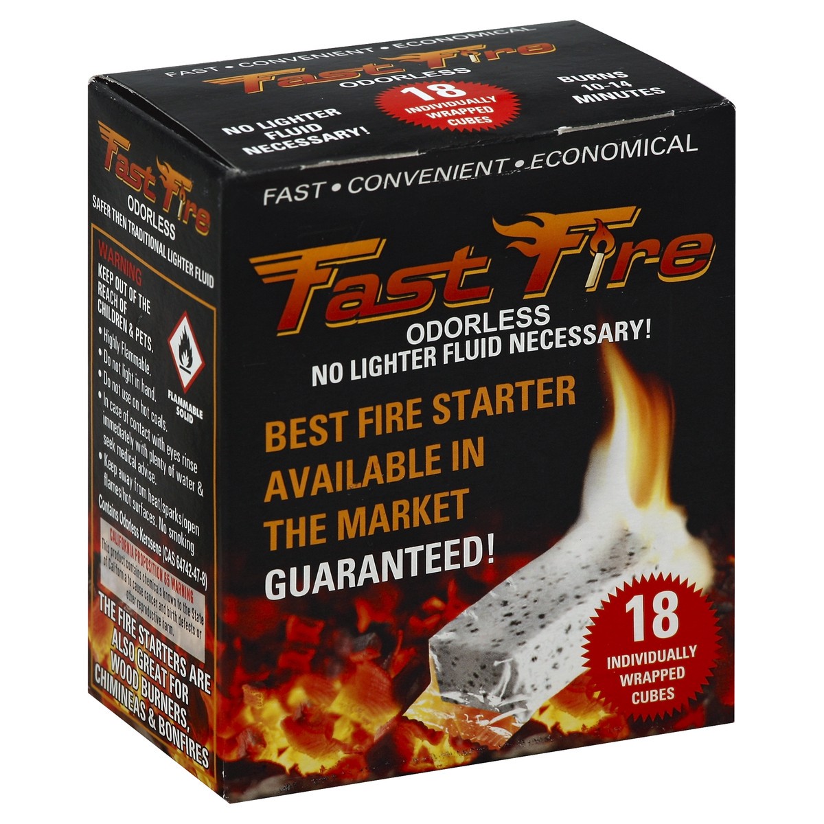 slide 5 of 6, Fast Fire Starter 18pk - 18 Count, 18 ct