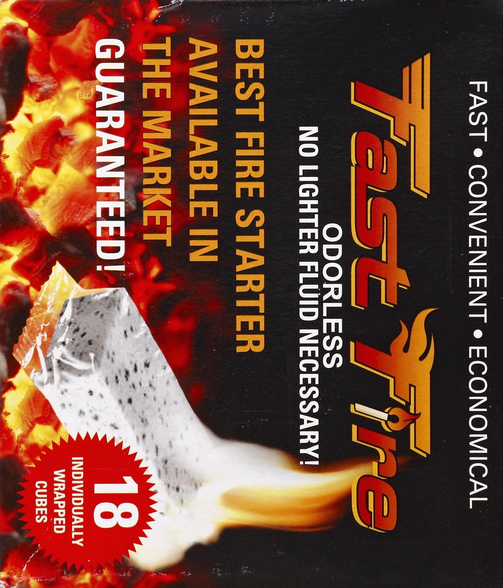 slide 2 of 6, Fast Fire Starter 18pk - 18 Count, 18 ct