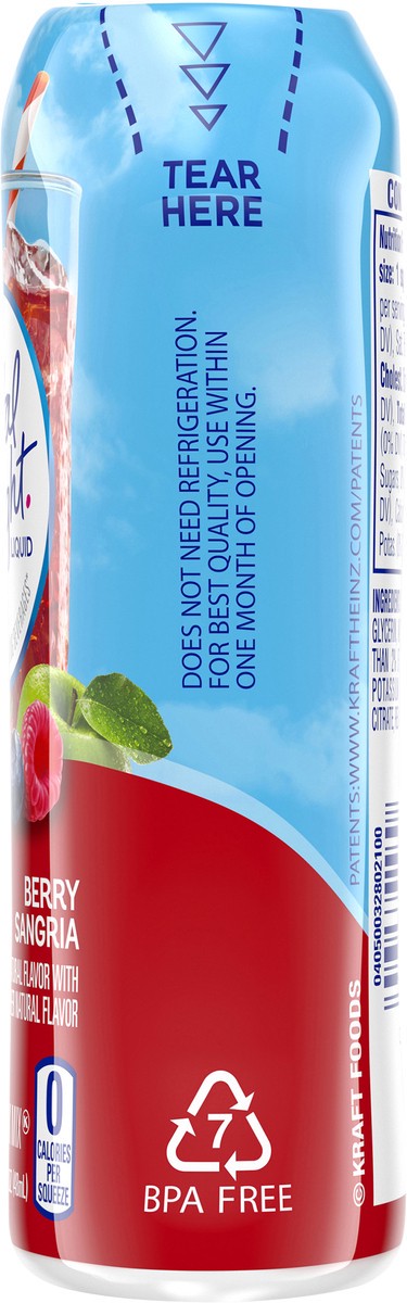 slide 8 of 14, Crystal Light Liquid Berry Sangria Naturally Flavored Drink Mix, 1.62 fl oz Bottle, 1.62 fl oz