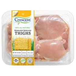 Crescent Foods Halal Boneless Skinless Chicken Thighs