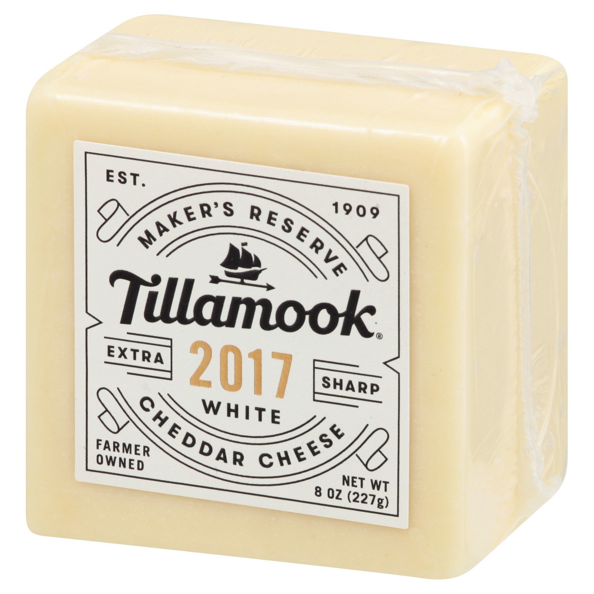 slide 3 of 9, Tillamook Extra Sharp White Cheddar Cheese, 8 oz