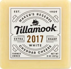 Tillamook Extra Sharp White Cheddar Cheese