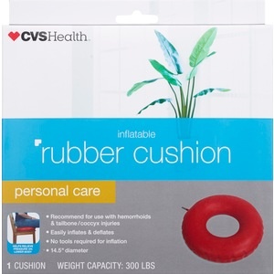 slide 1 of 1, CVS Health Inflatable Rubber Cushion, 1 ct
