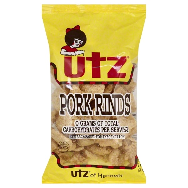 slide 1 of 1, Utz Pork Rinds Chicharrones, 3.5 oz