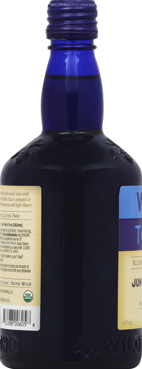 slide 2 of 4, Wild Tonic Blueberry Basil Jun Kombucha - 16 oz, 16 oz