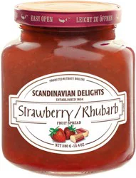 Scandinavian Delights Strawberry Rhubarb Fruit Spread