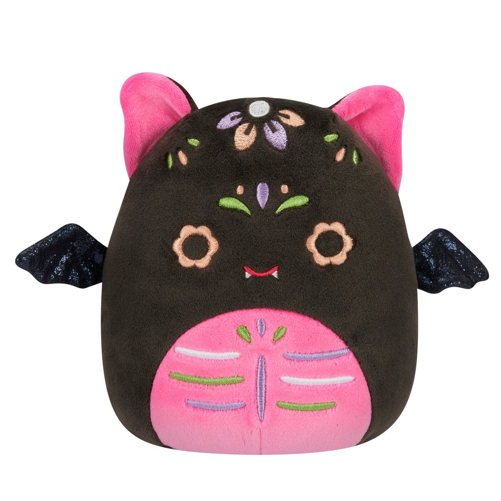slide 1 of 1, Squishmallows Day of the Dead Bat Plush Toy - Pink, 5 in