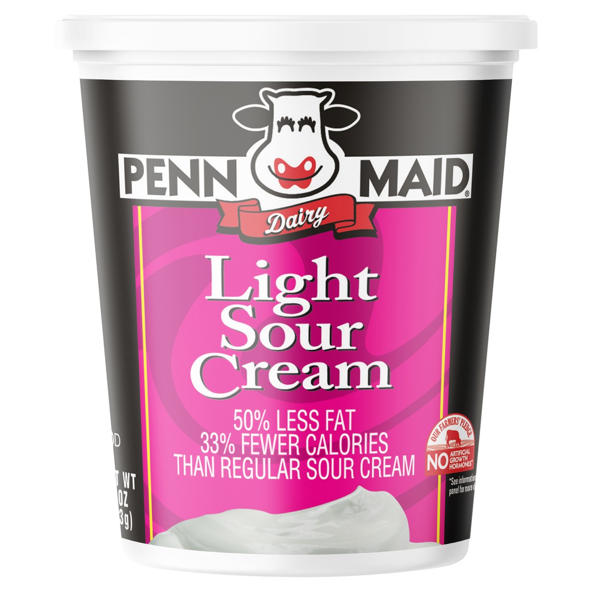 slide 1 of 3, Penn Maid Light Sour Cream, 16 oz, 16 oz