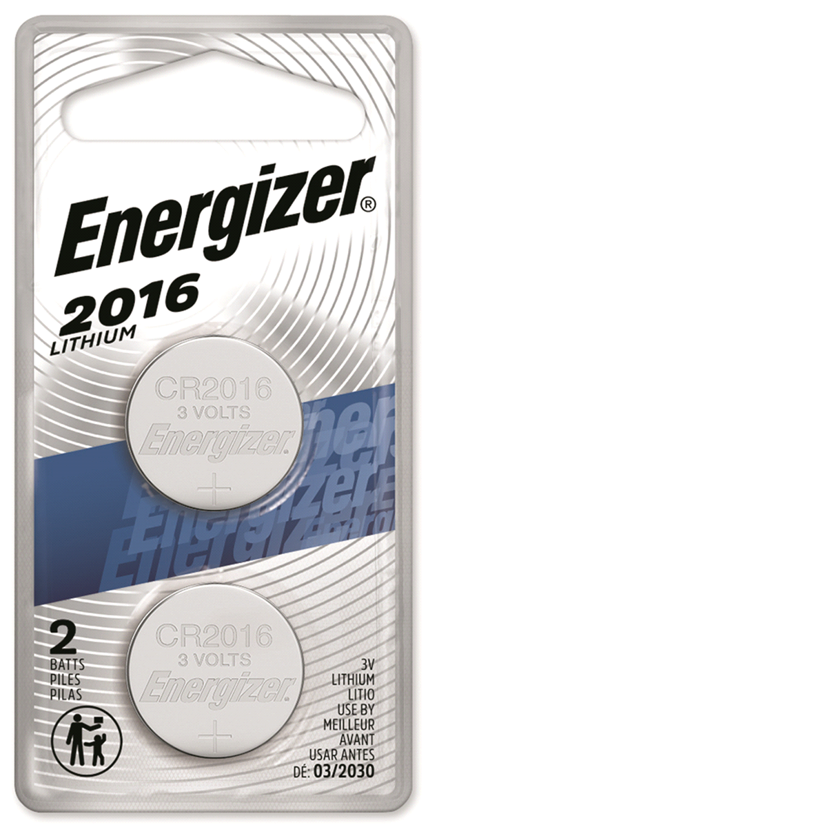 slide 1 of 8, Energizer 2016 3-Volt Lithium Coin Battery, 2 ct