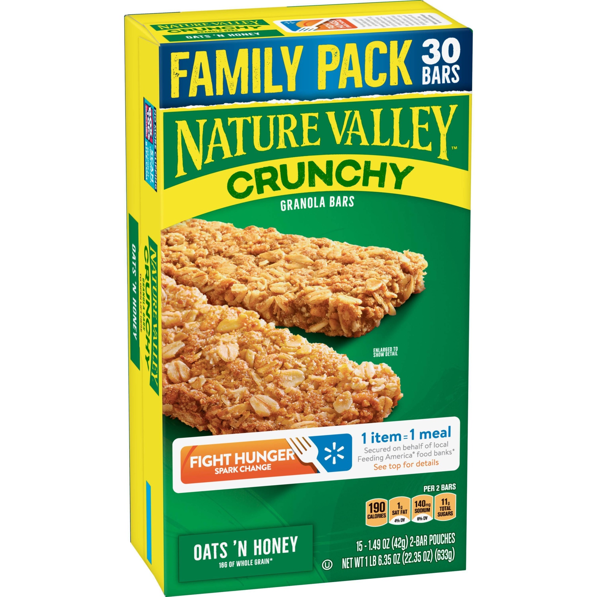 slide 1 of 1, Nature Valley Crunchy Oats & Honey, 22.35 oz