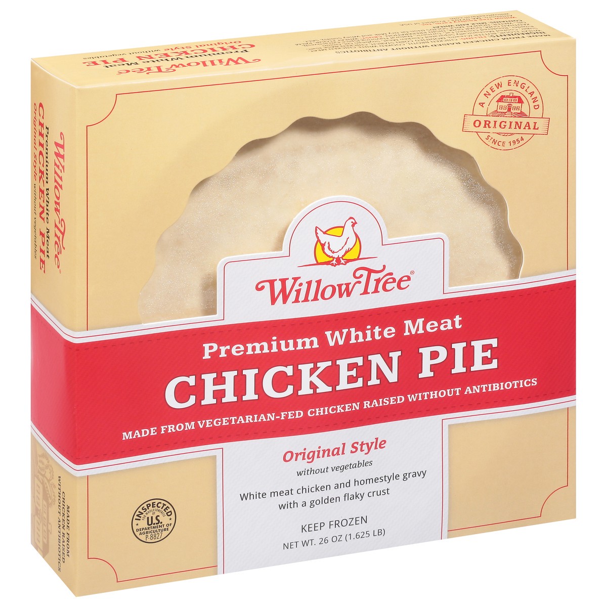 slide 4 of 9, Willow Tree Take & Bake Original Style Premium White Meat Chicken Pie 26 oz, 26 oz