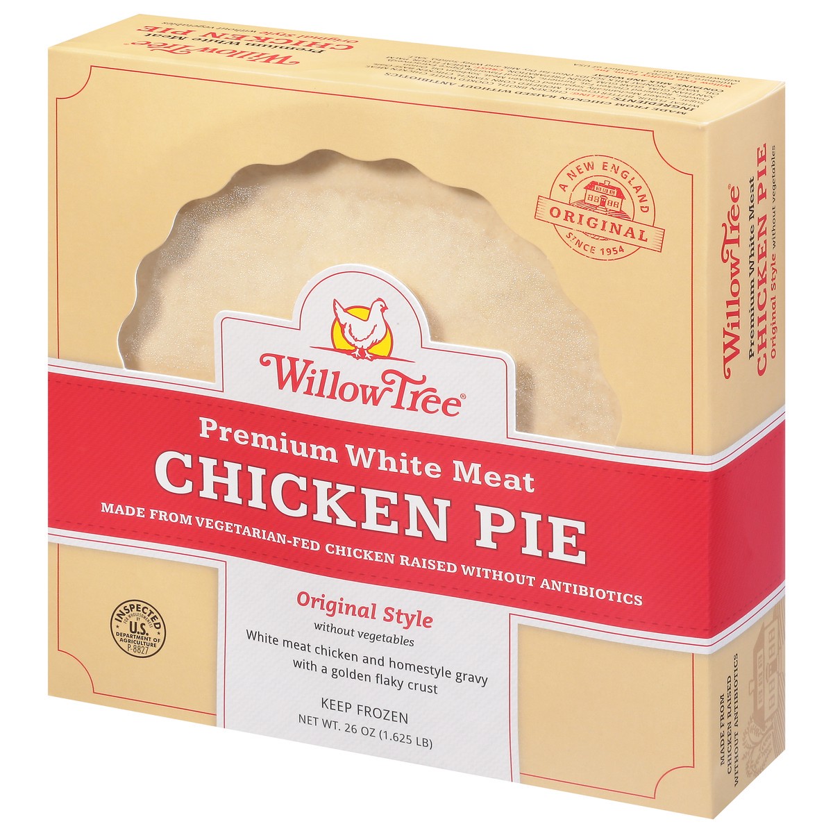 slide 7 of 9, Willow Tree Take & Bake Original Style Premium White Meat Chicken Pie 26 oz, 26 oz